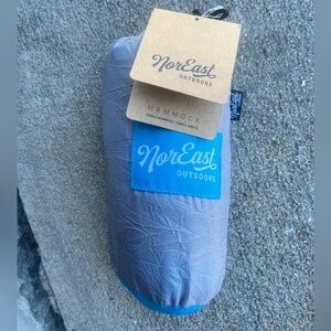 NorEast Outdoors Gray and Blue Hammock